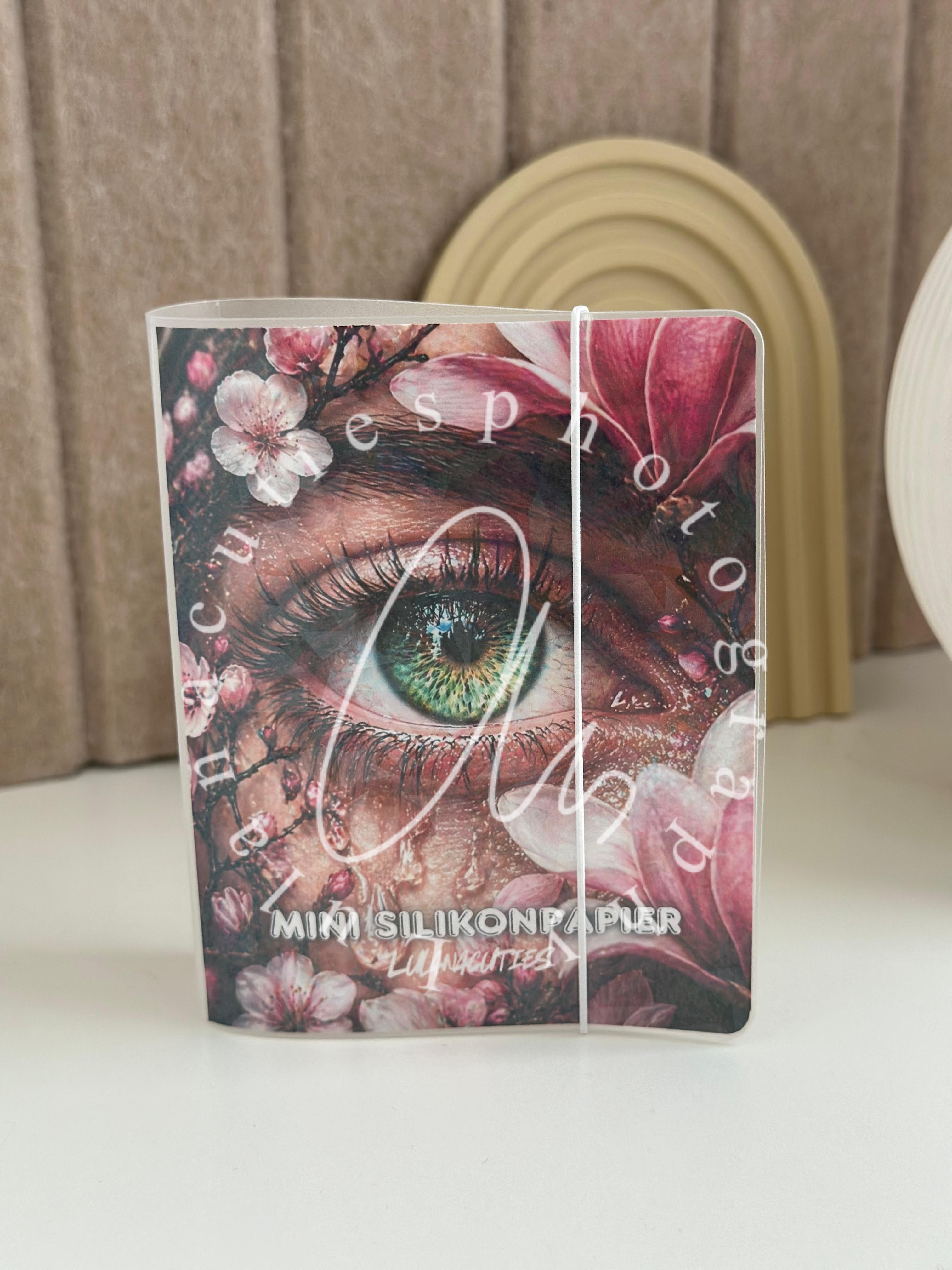 Aufbewahrungsheft MINI Silikonpapier Auge