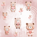 Silikonpapier Teddy