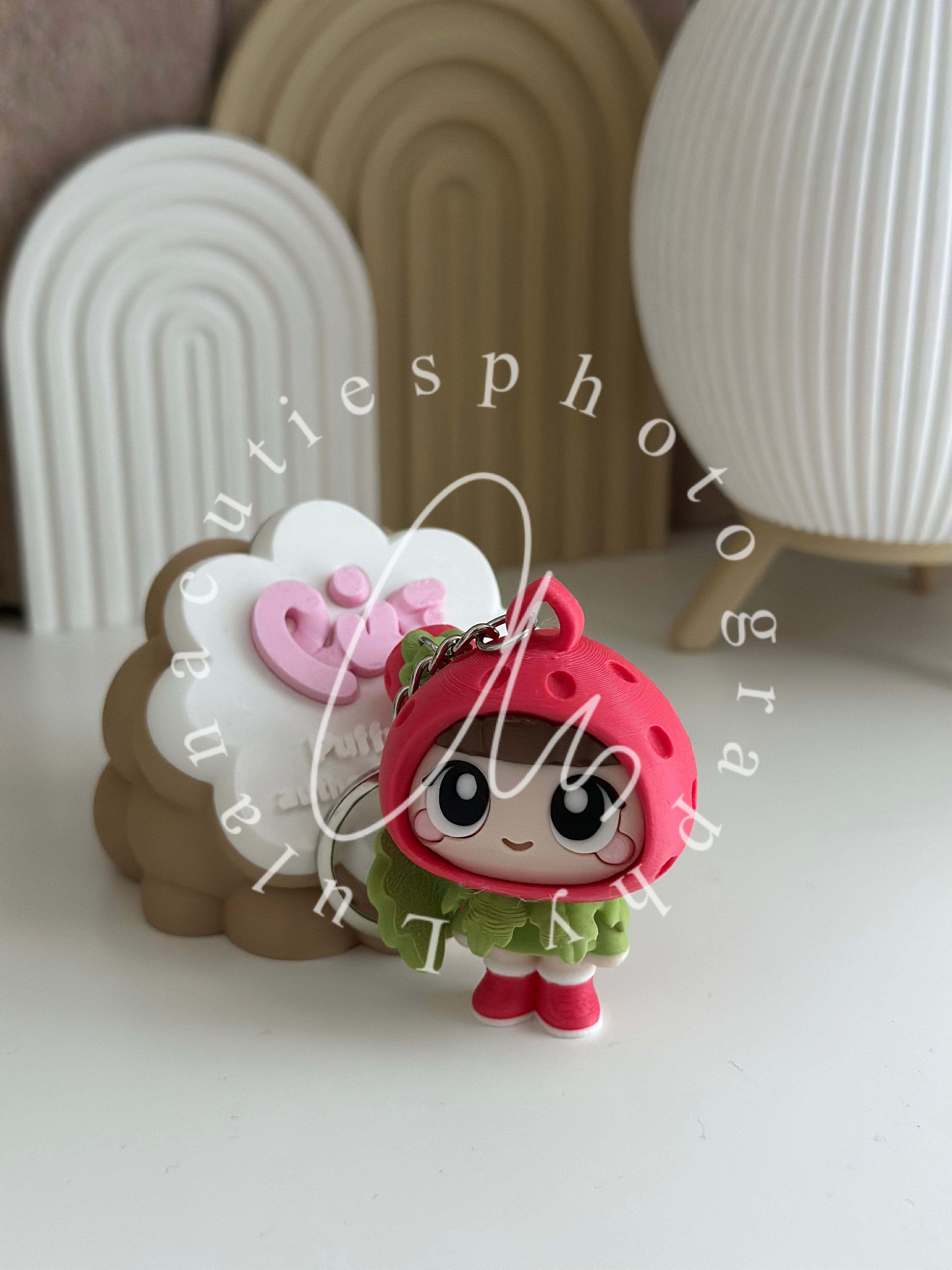 Puffypuff Anhänger Erdbeer-Cutie