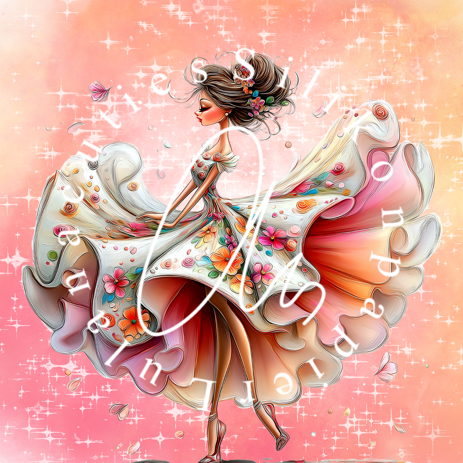 Silikonpapier Dance Pastell