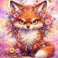 Silikonpapier Angry Fox By Tikidiamonds.ai
