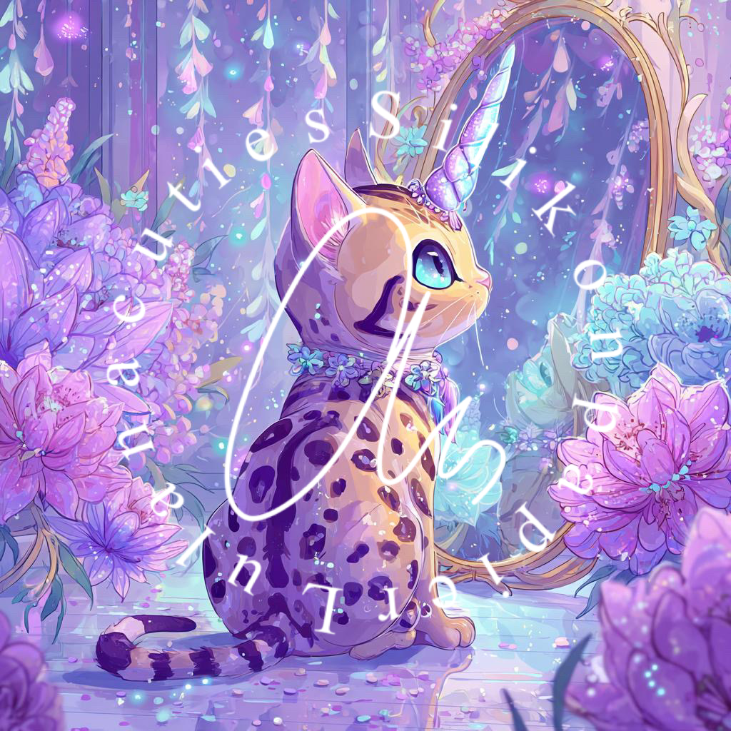 Silikonpapier Unicorn Cat by Shiny_unicorn.ai