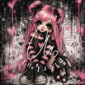 Silikonpapier Pink-Black by LulanaCuties