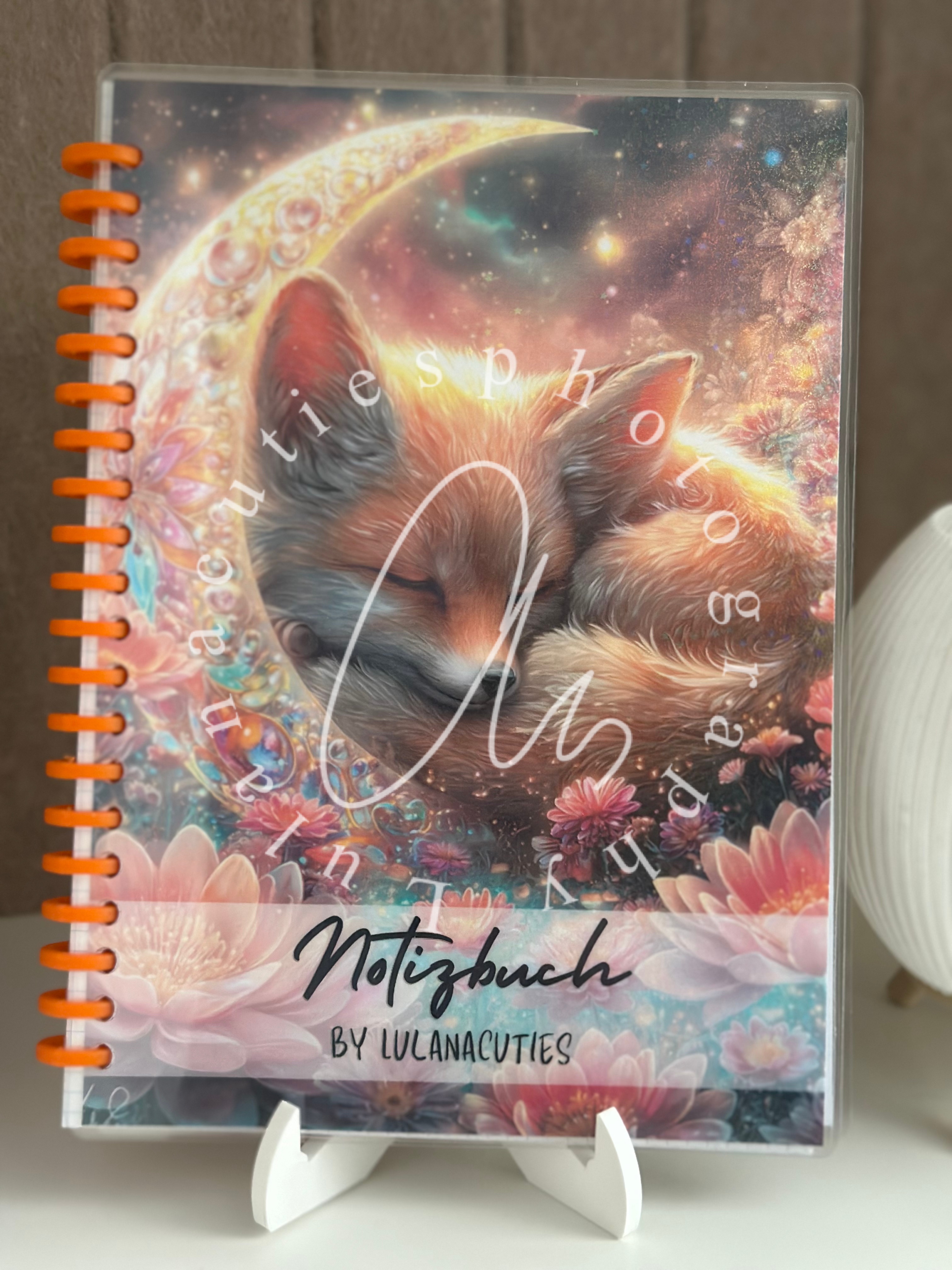 Notizbuch kariert Fuchs by Elly_a.i