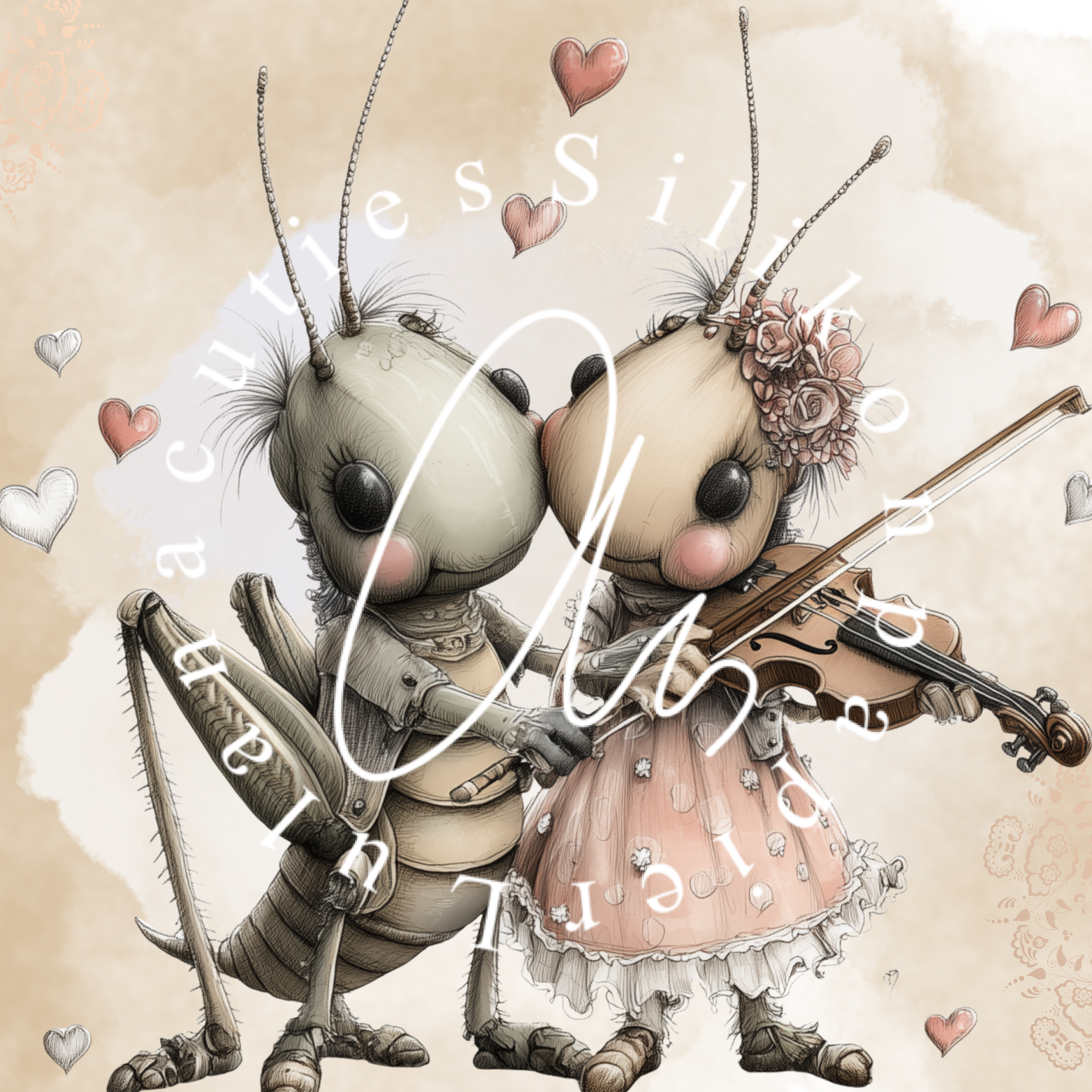 Silikonpapier Music with you