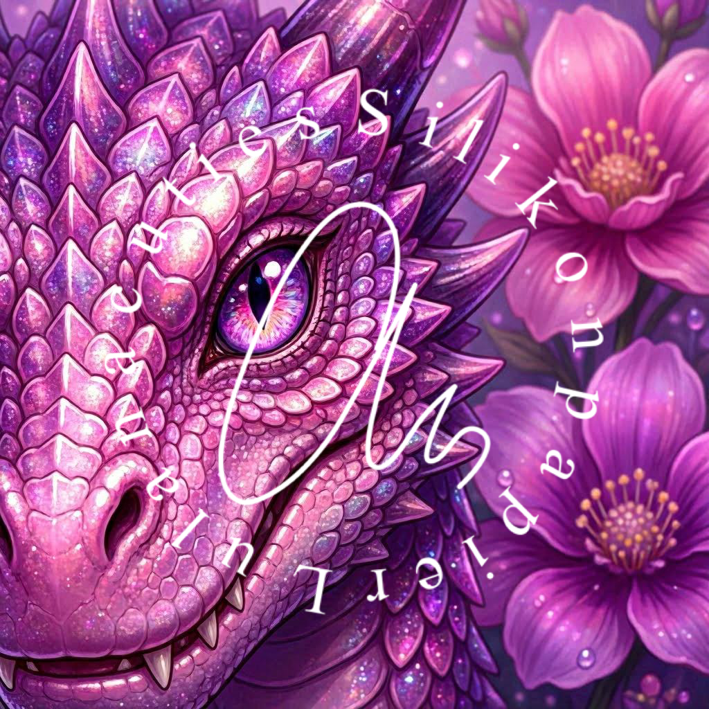 Silikonpapier Purple Dragon By Tikidiamonds.ai