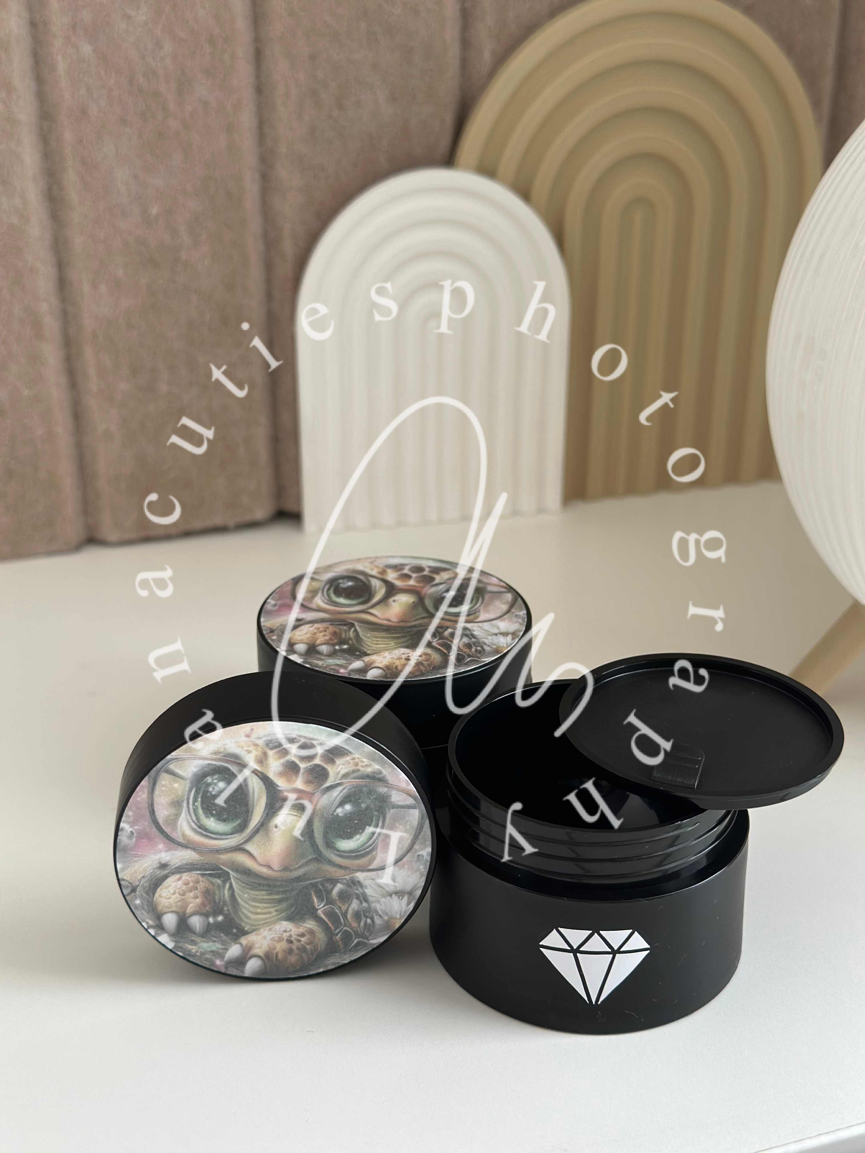 Steinchenmülli Schildkröte schwarz