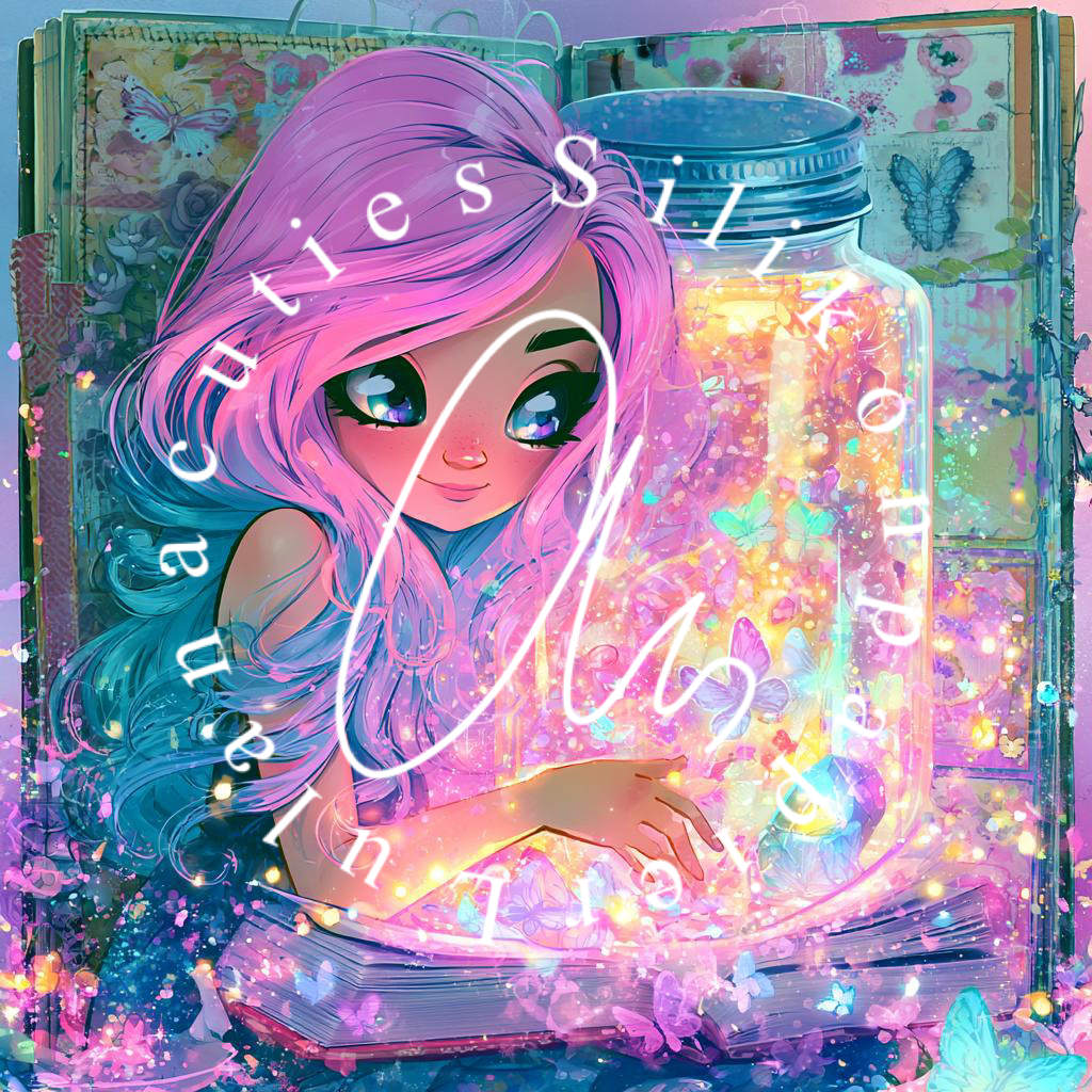 Silikonpapier love in a Bottle by Shiny_unicorn.ai