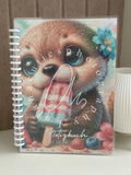 Notizbuch kariert Otter Icecream