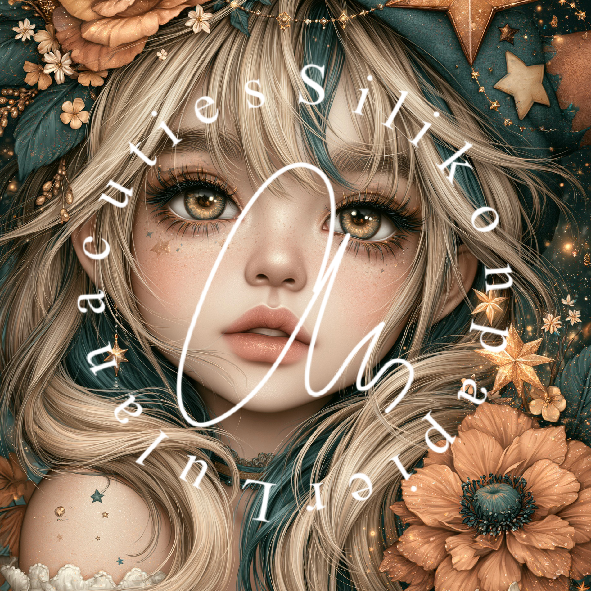 Silikonpapier Celestial Bloom By Sweet_loco_ai