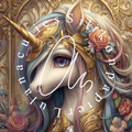 Silikonpapier Mystic Blossom Unicorn By Elly_A.I