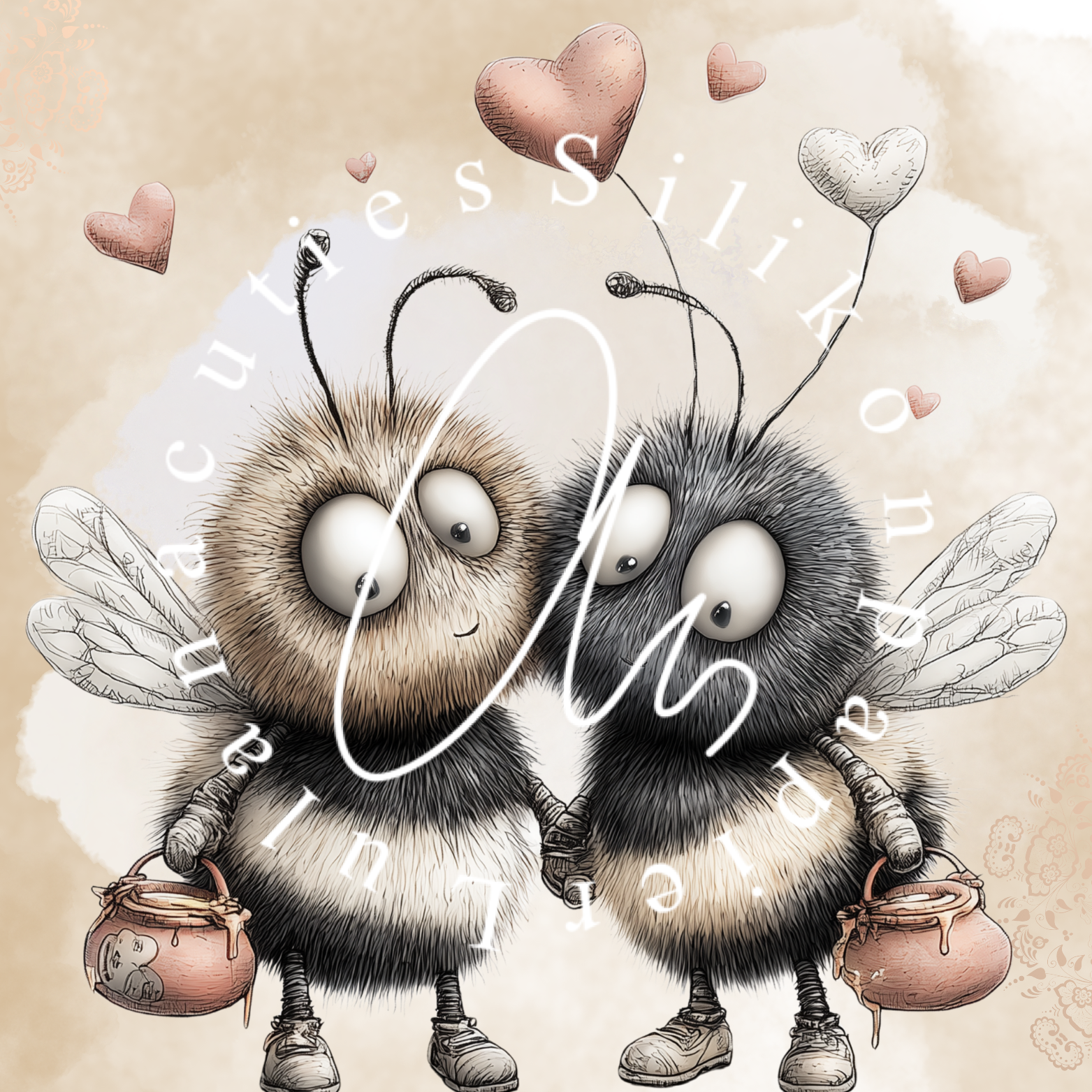 Silikonpapier Bienchen Freunde