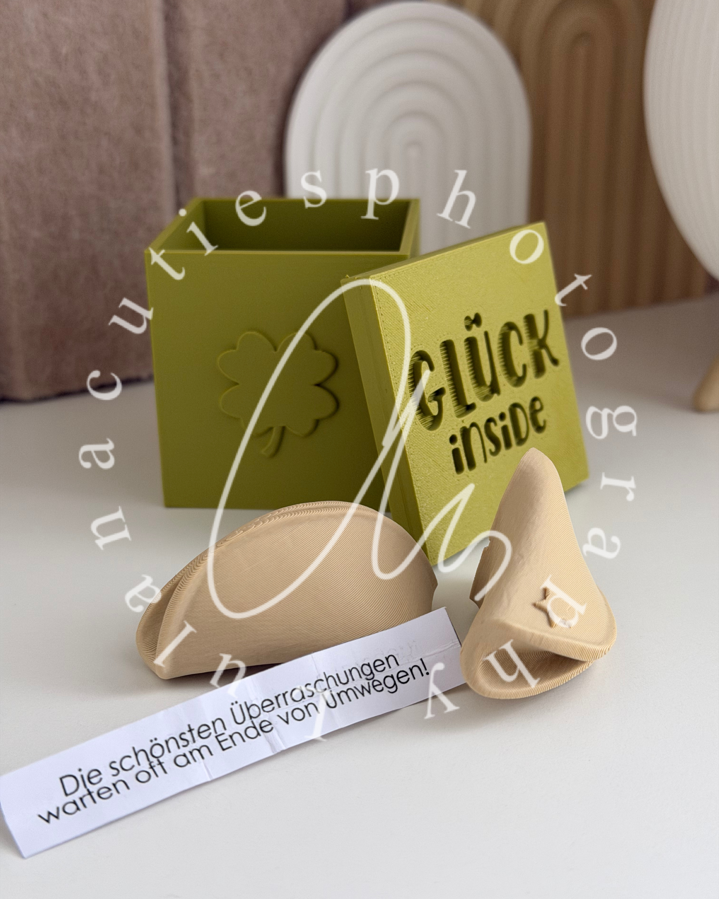 Glückskeks Box Kleeblatt