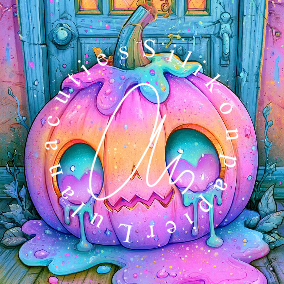 Silikonpapier Kürbis by shiny_unicorn.ai