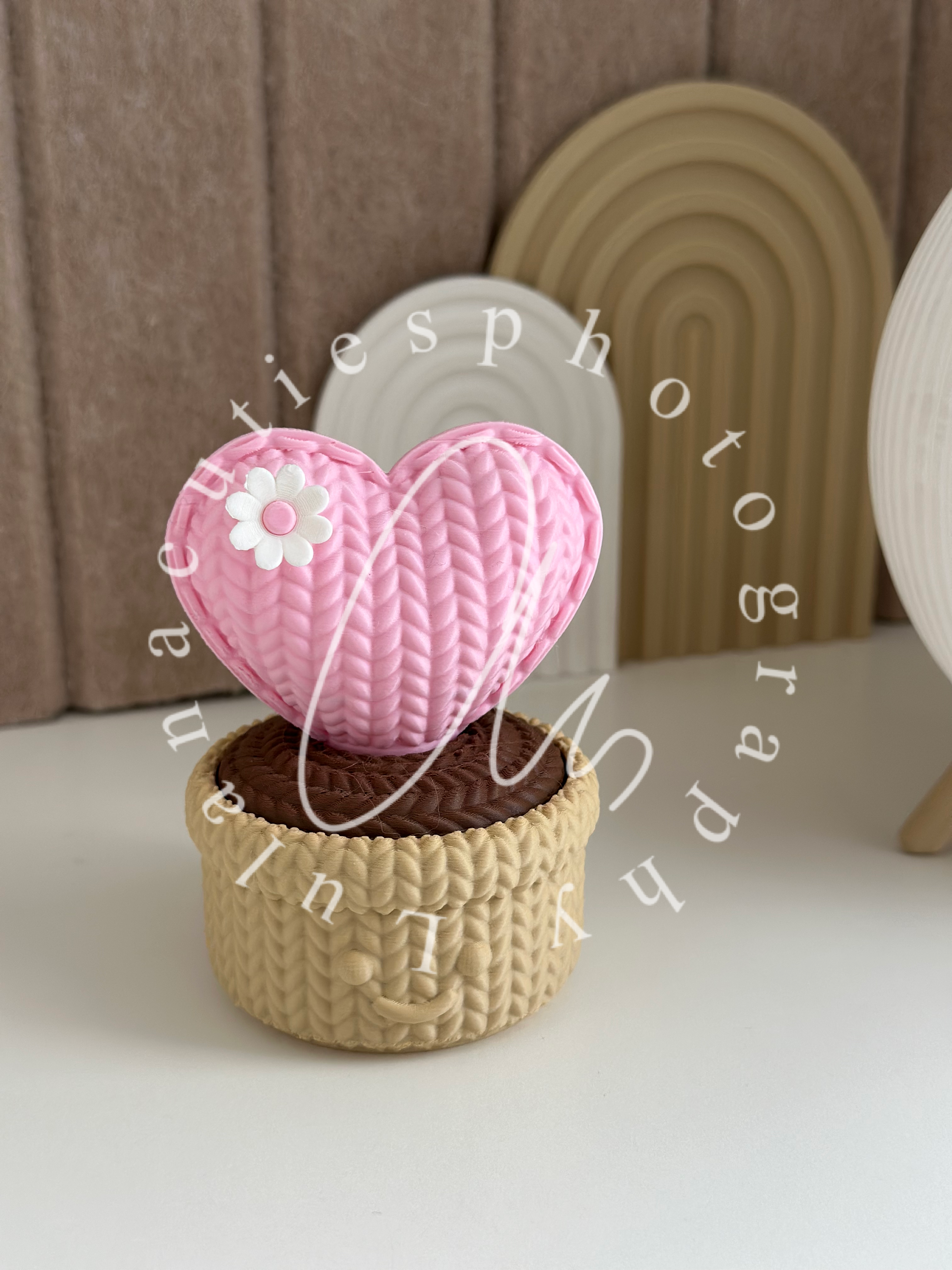 Steinchen Mülli Herz rosa