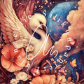 Silver Holo Silikonpapier sweet apricot by Sweet_loco_ai