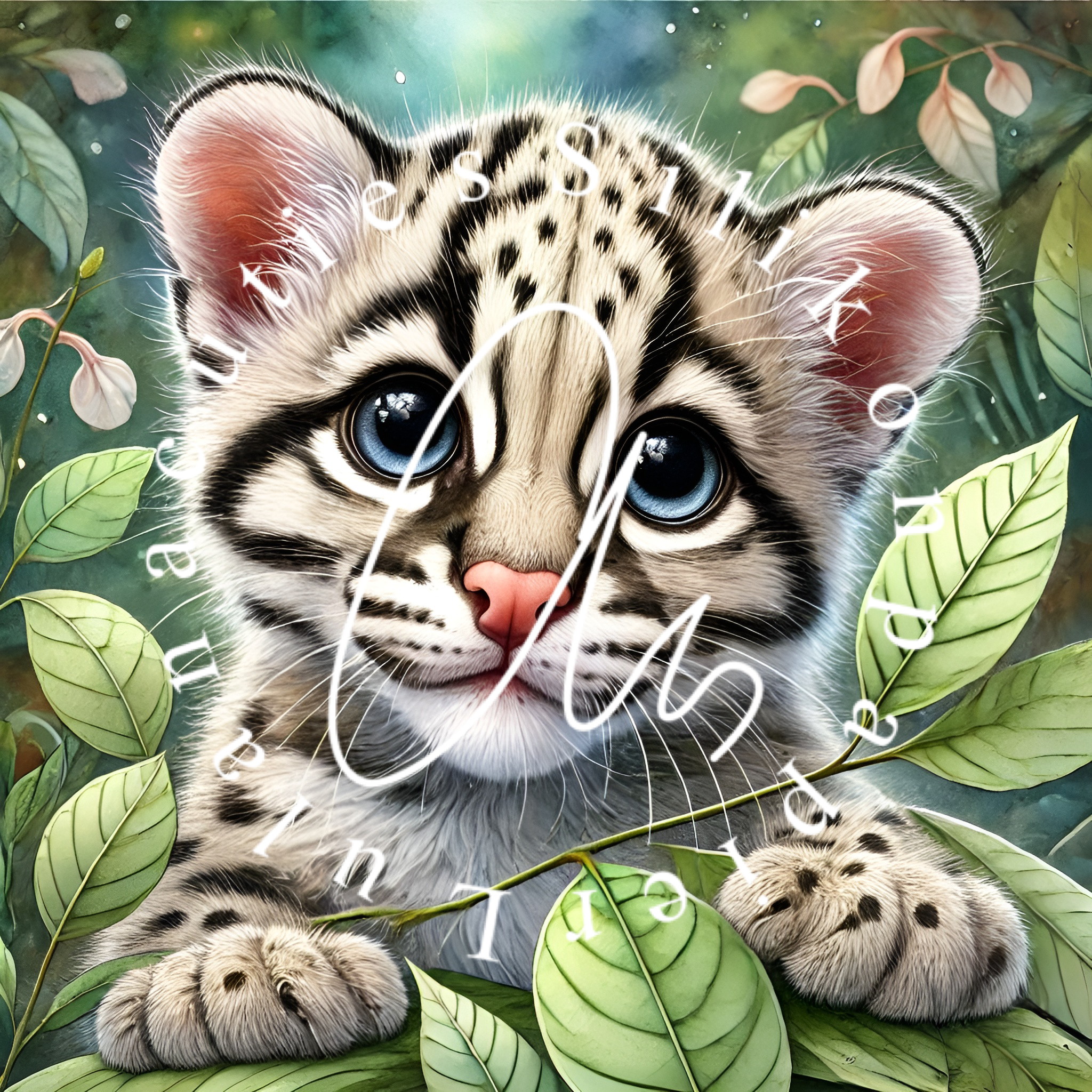 Silikonpapier Jungle Whiskers By Moozyjo.ai