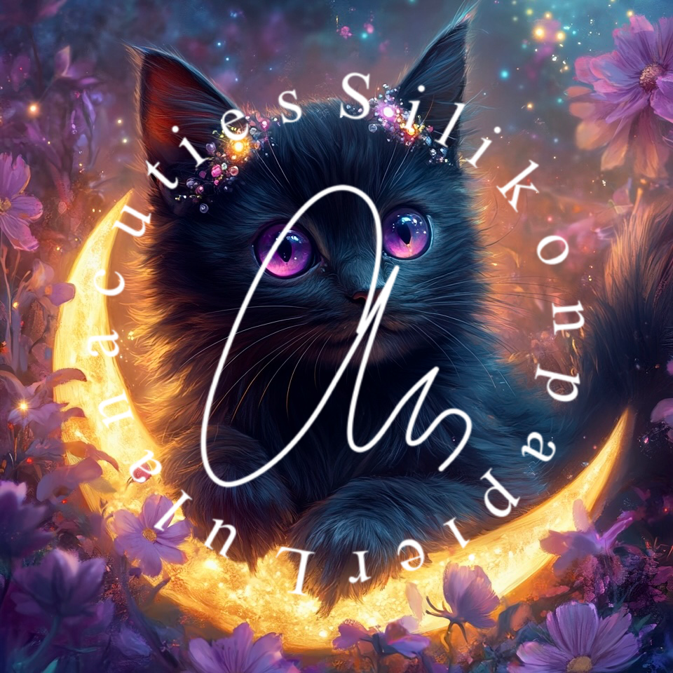 Silikonpapier Kitty Moonlight by Daye_ki_art