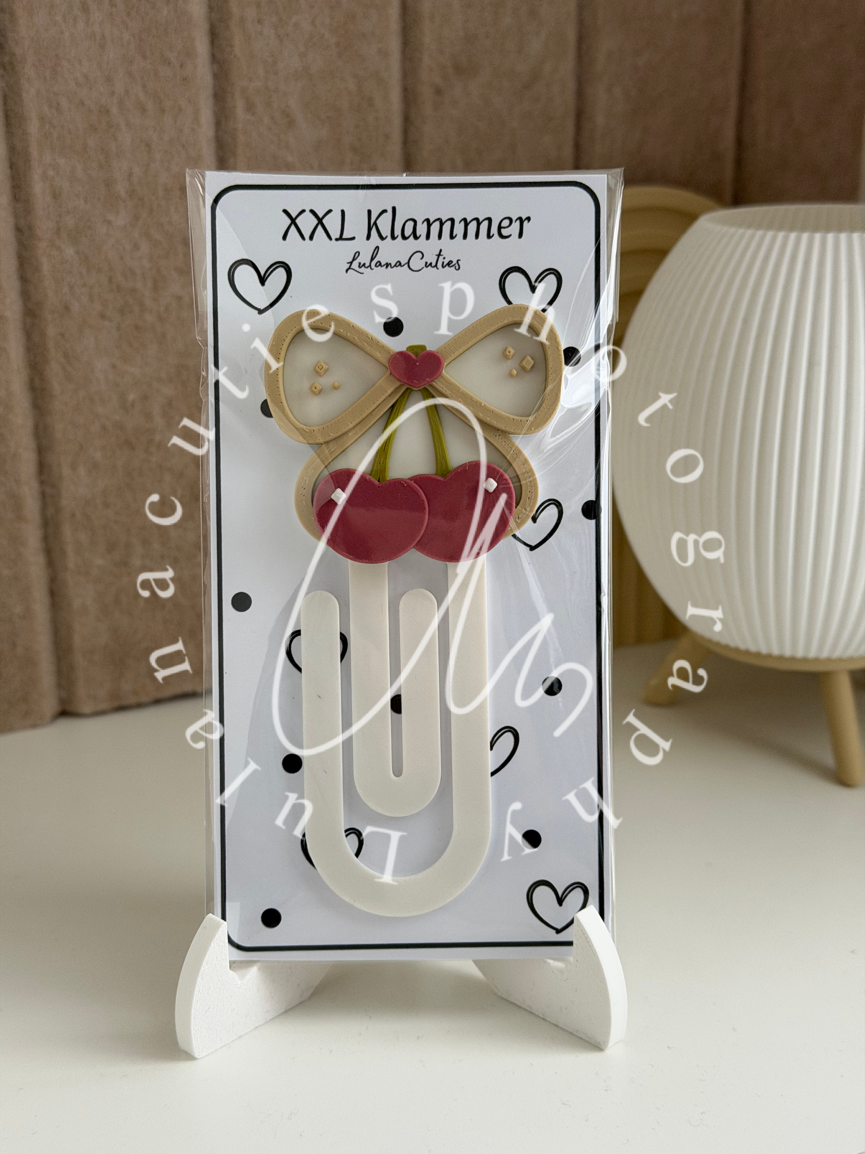 XXL Klammer Cherry Bow