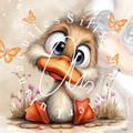 Silikonpapier Cutie Ducky
