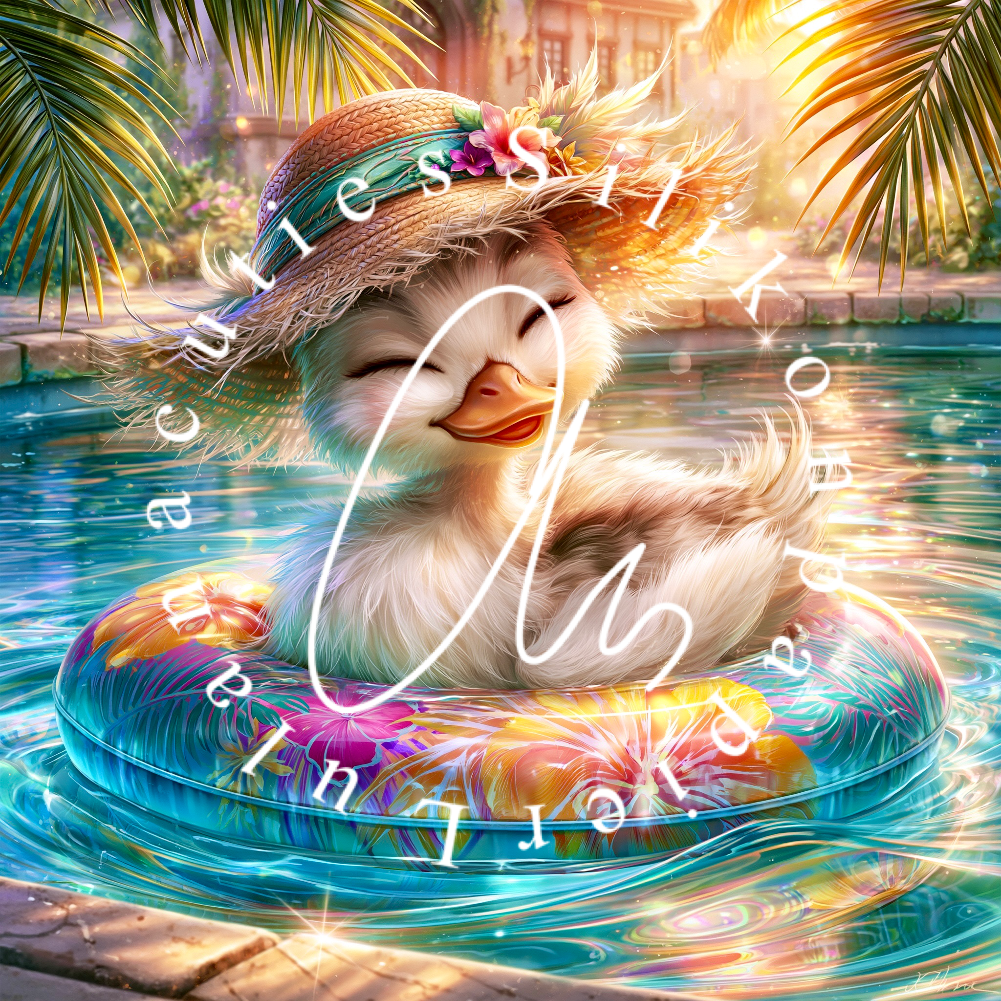 Silikonpapier Summerday Duck By Sweetloco