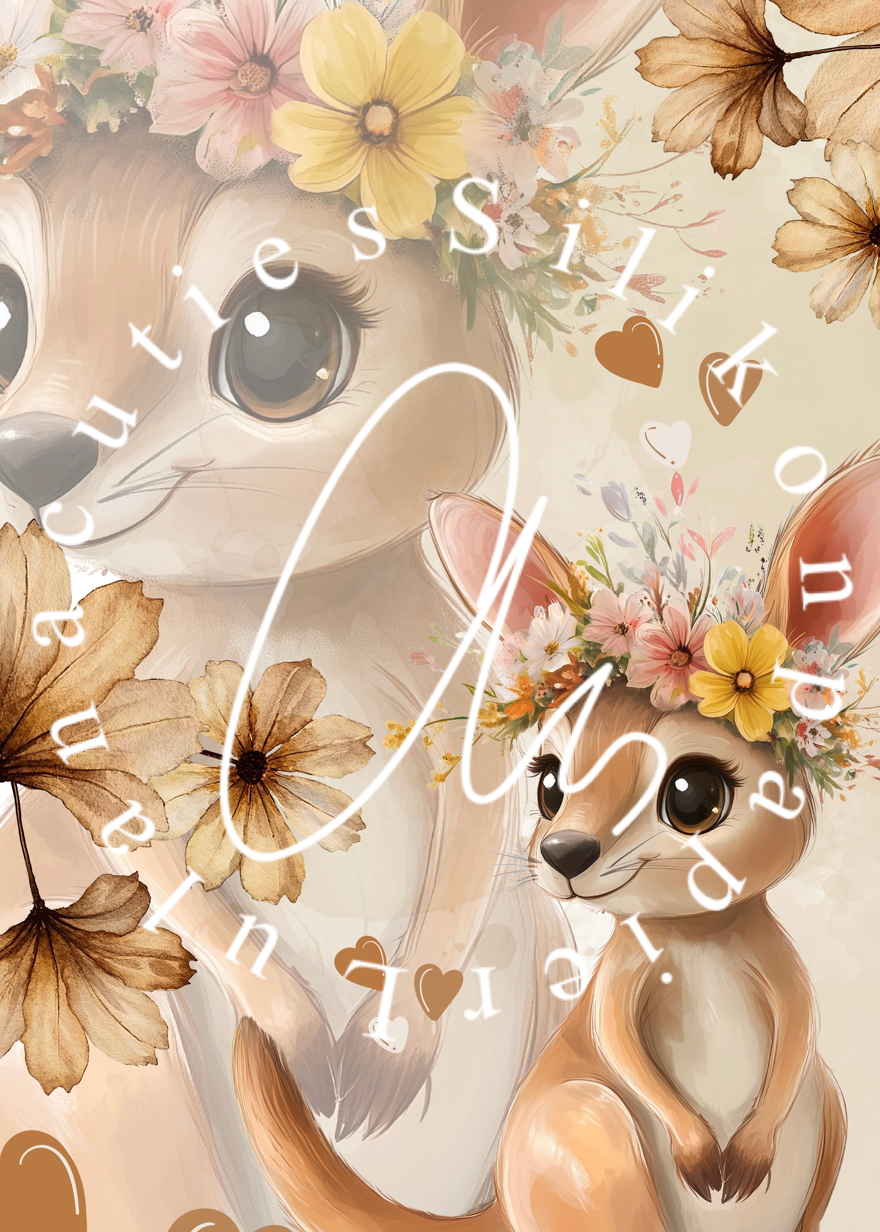 Silikonpapier Känguru 10x14