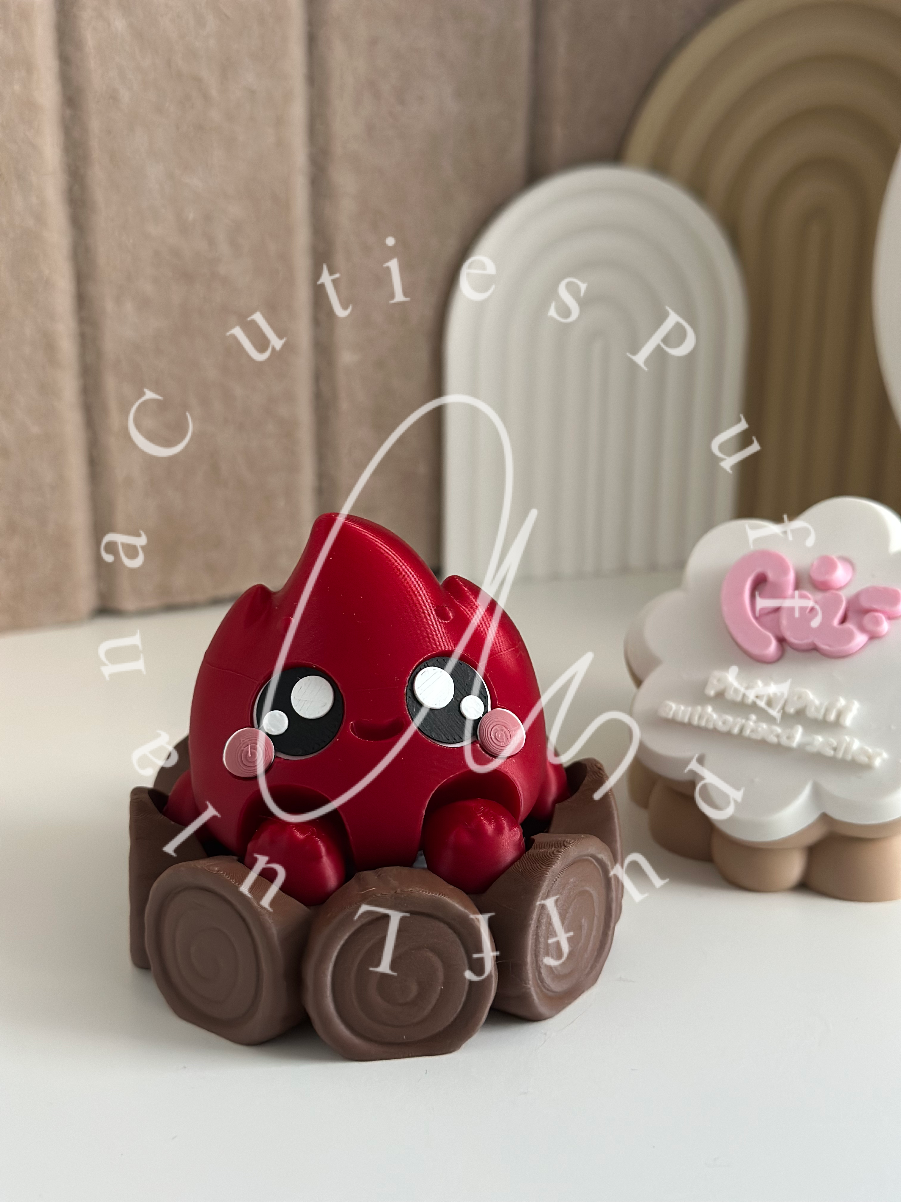 Element Clicker Sammelfigur FEUER