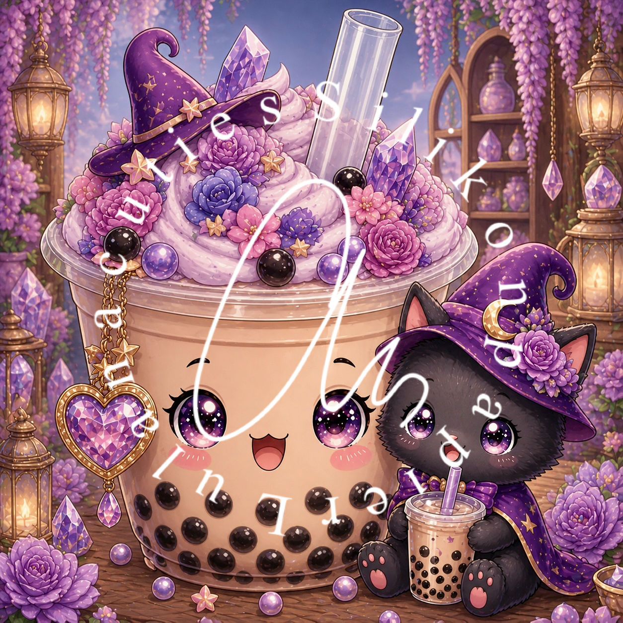Silikonpapier Bubble Friends witches by Daye_ki_art