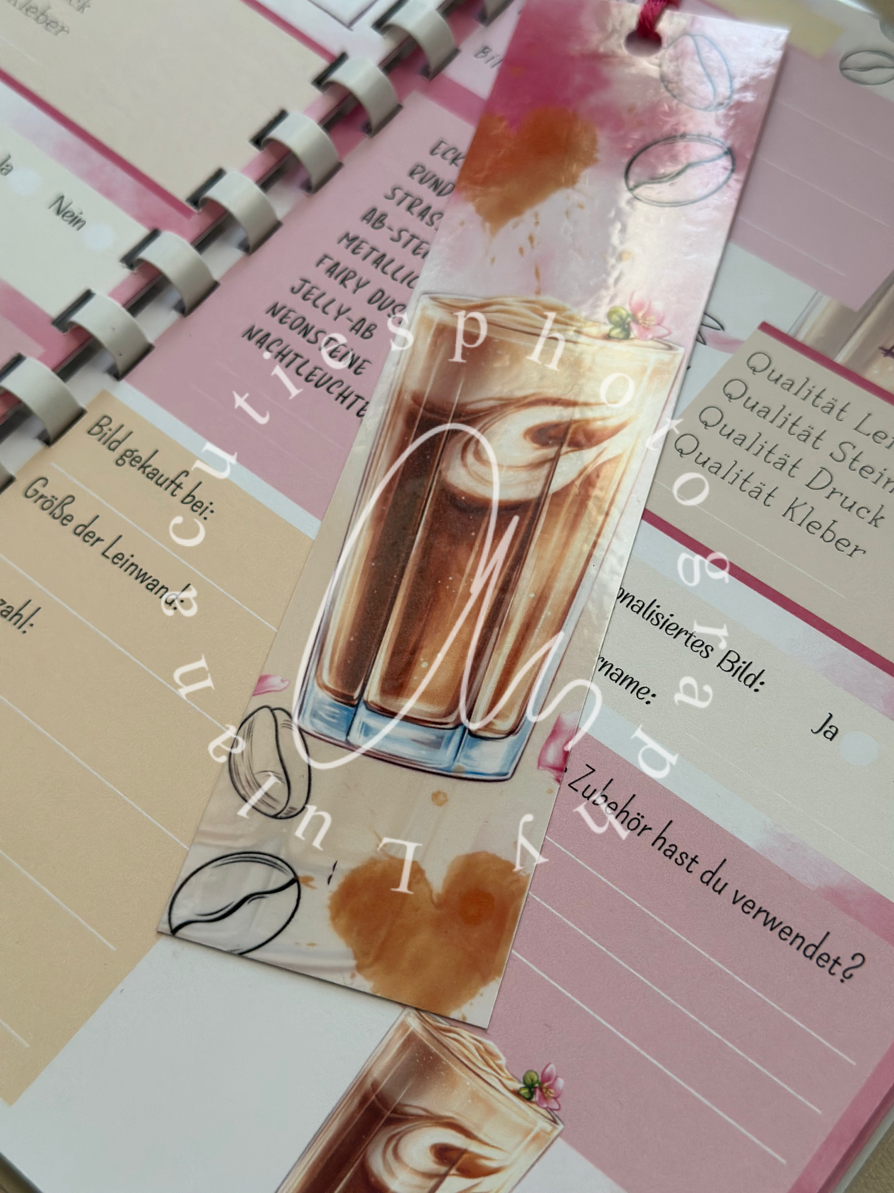 Diamond Painting Tagebuch Kaffee