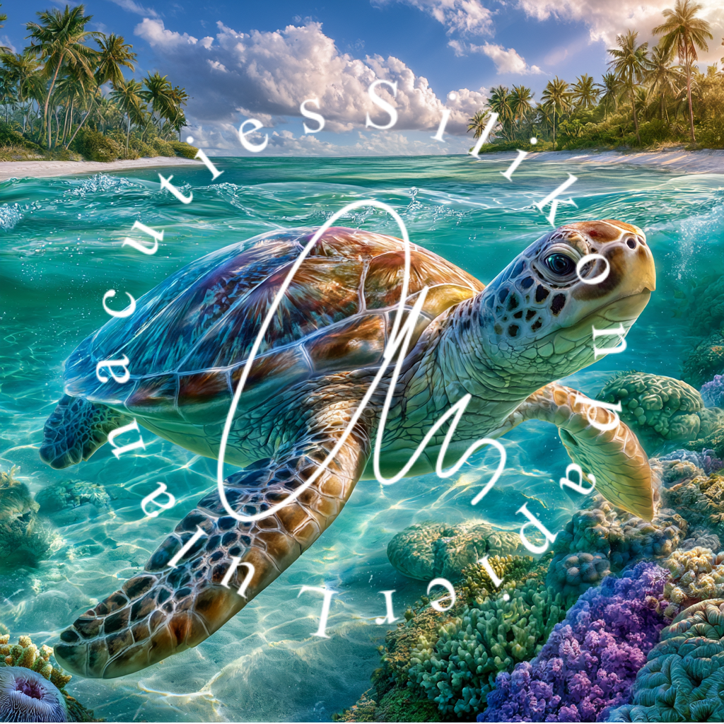 Silikonpapier Schildkröte by Elly_A.i