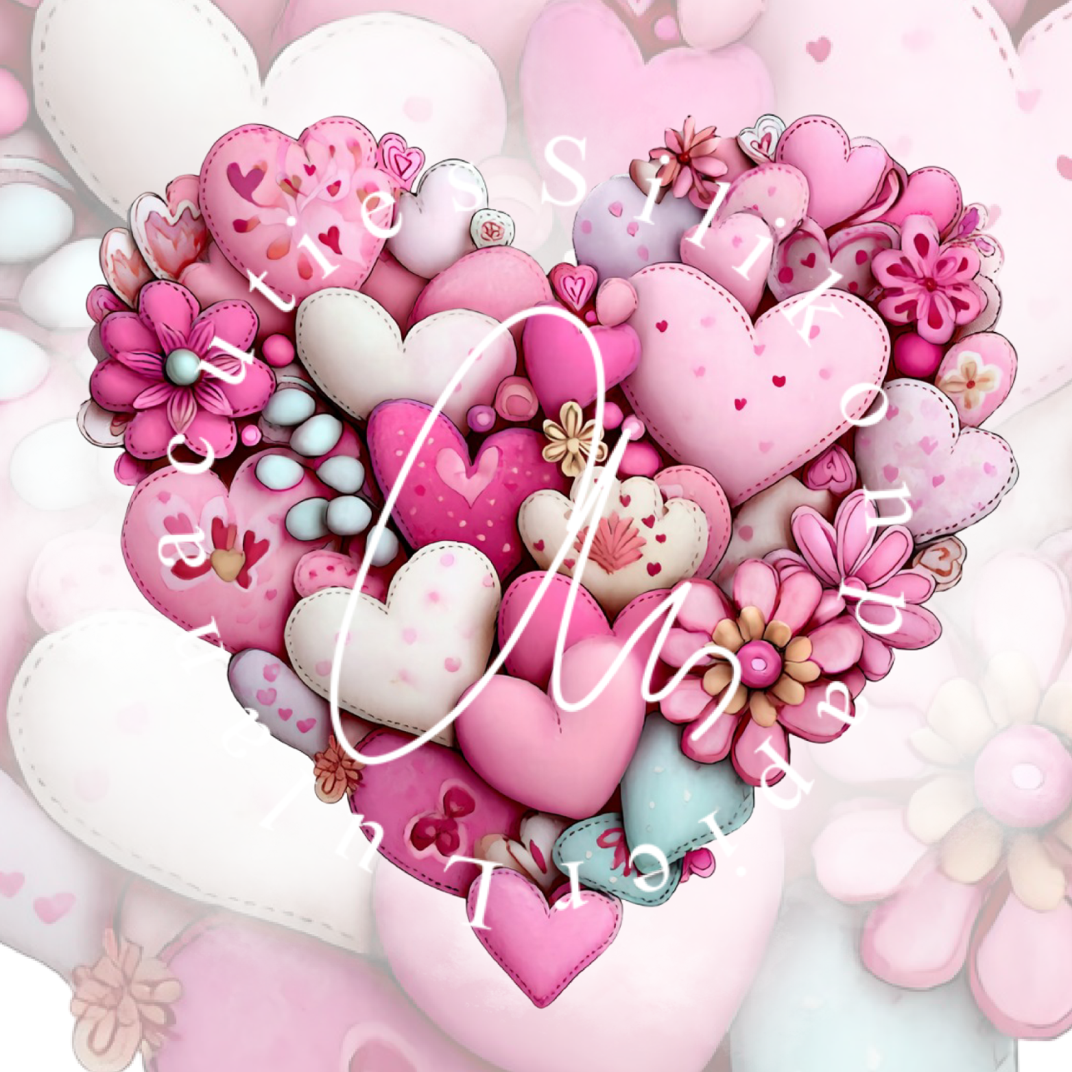 Silikonpapier Hearts sweetys