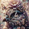 Silikonpapier Beautiful Bird By Tikidiamonds.ai