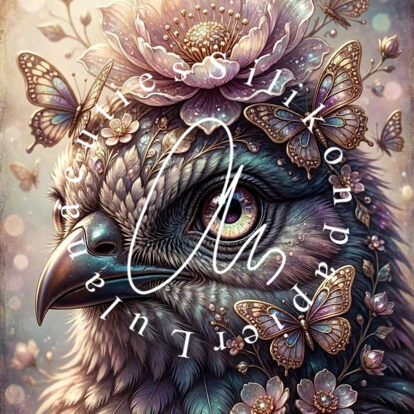 Silikonpapier Beautiful Bird By Tikidiamonds.ai