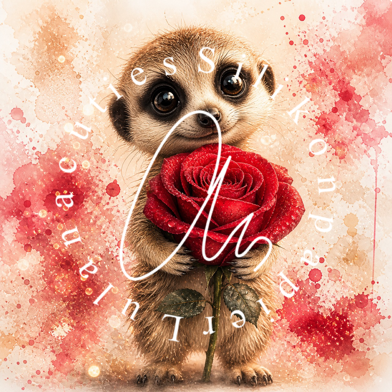 Silikonpapier Erdmännchen by Lulanacuties