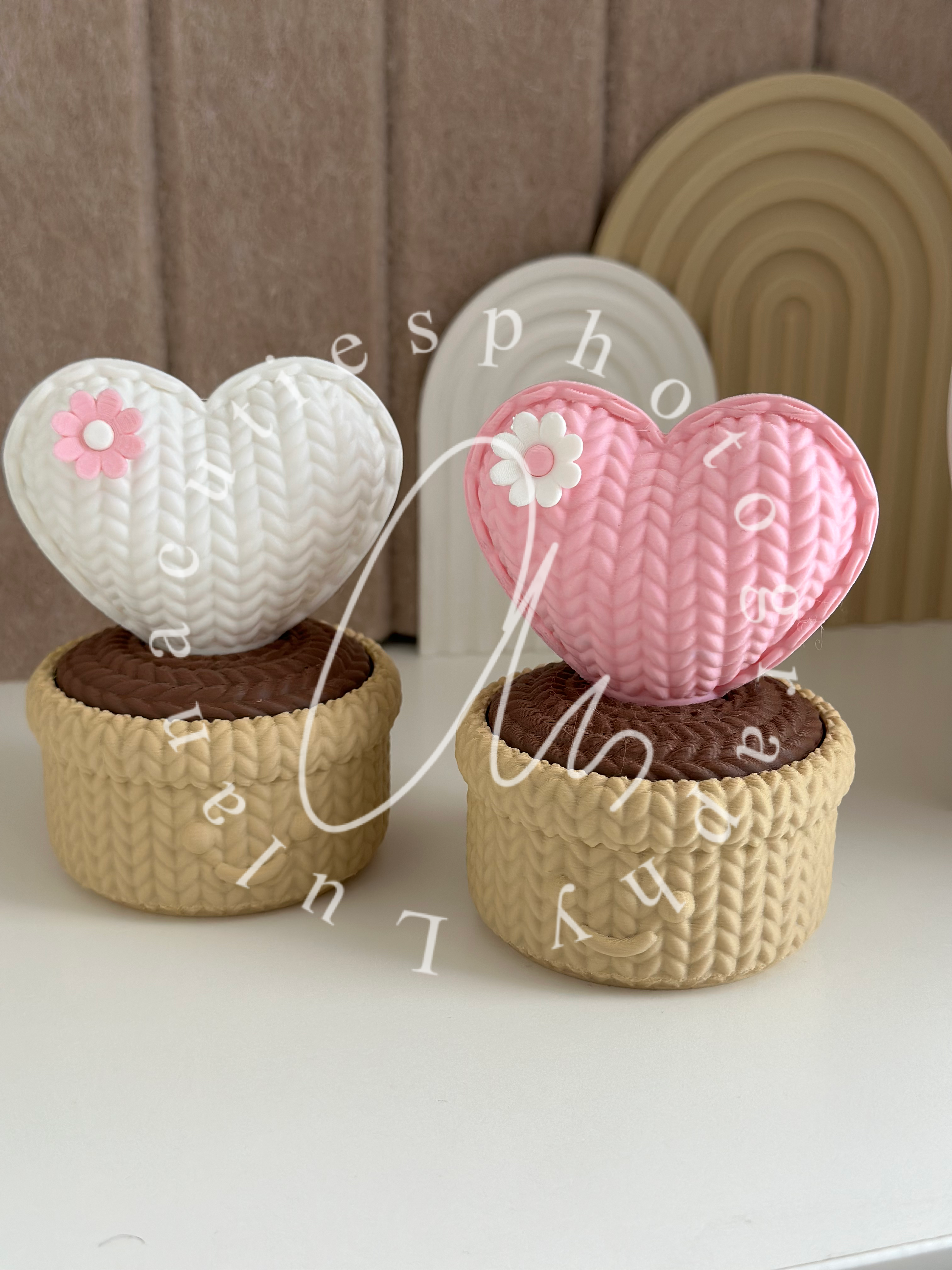 Steinchen Mülli Herz rosa