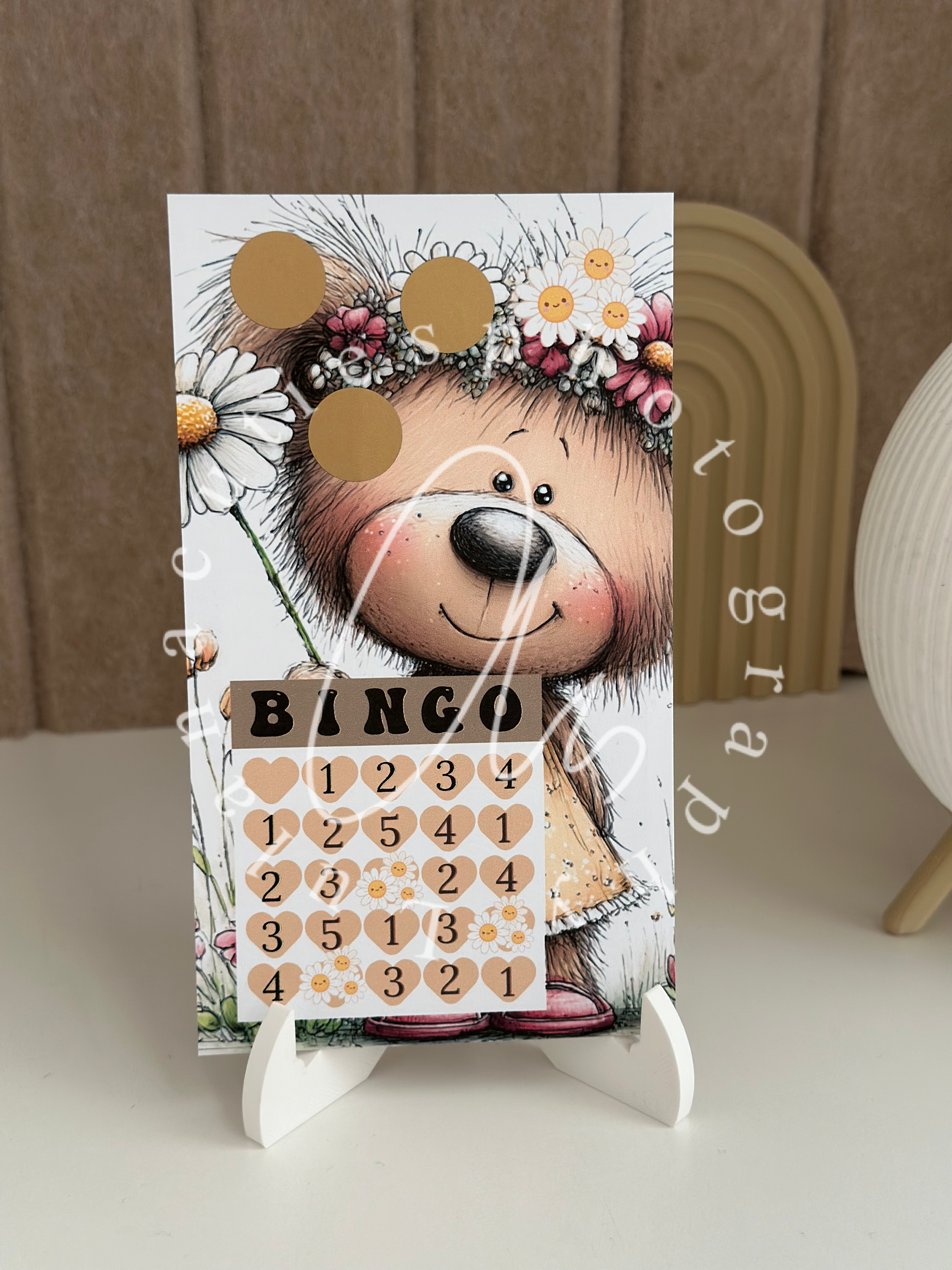 Teddy im Frühling Sparchallenge A6