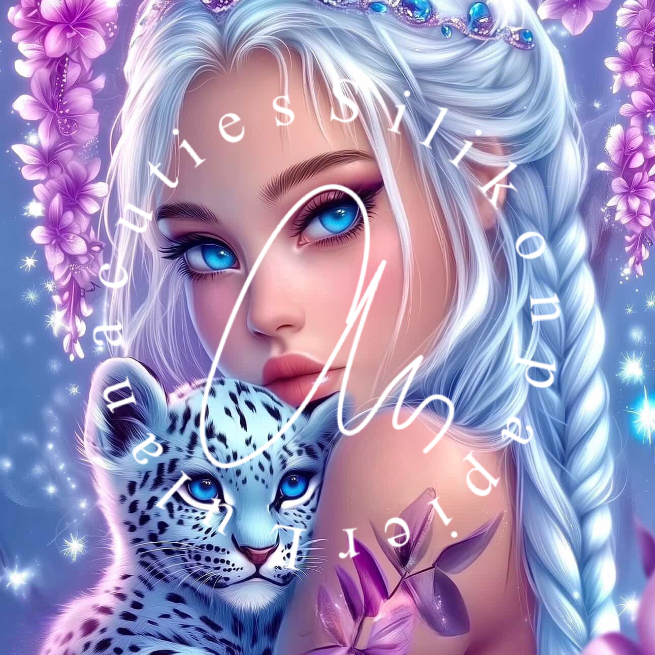 Silikonpapier Blue Eyes By Traumpixxel