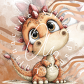 Silikonpapier Dino Lio