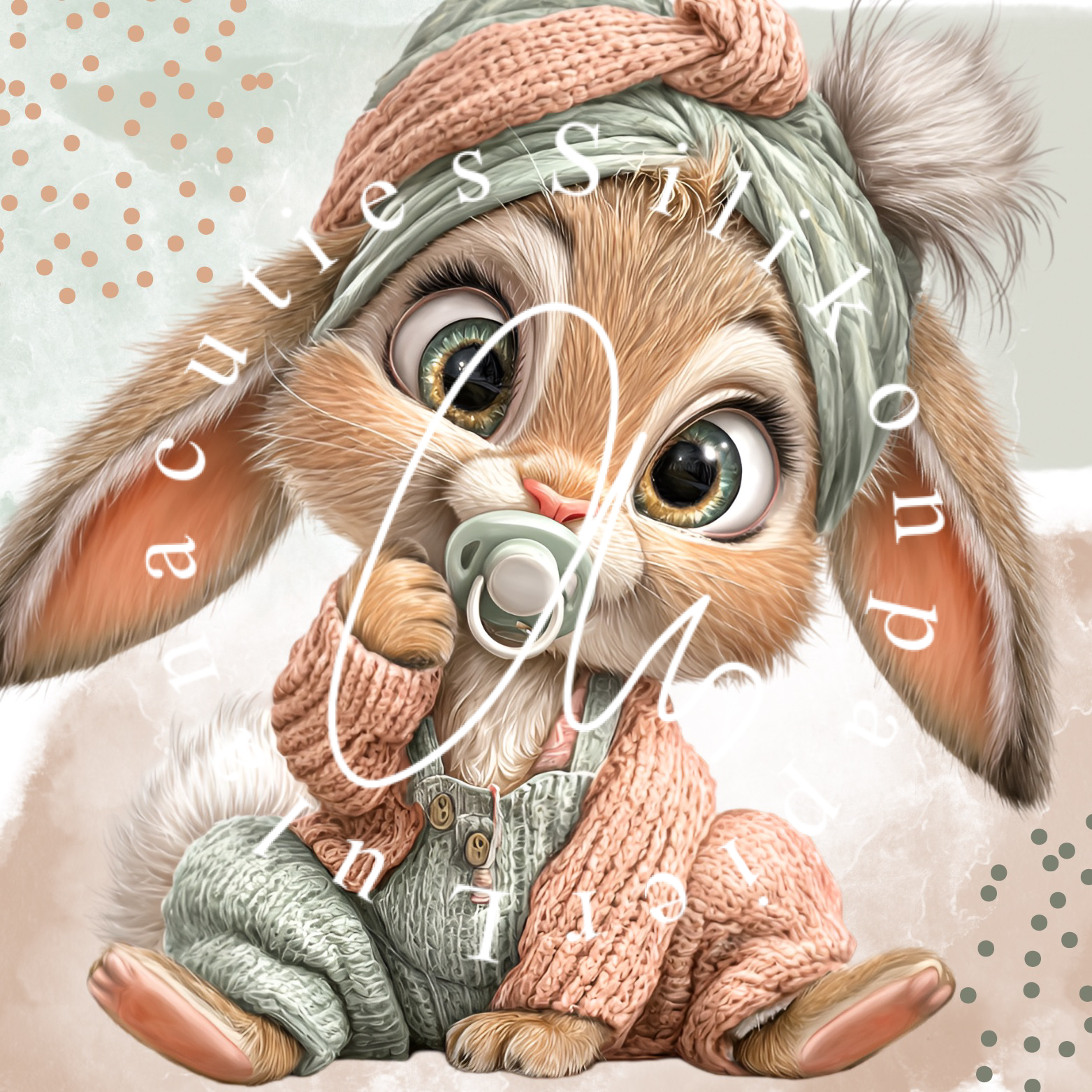 Silikonpapier Bunny Boo