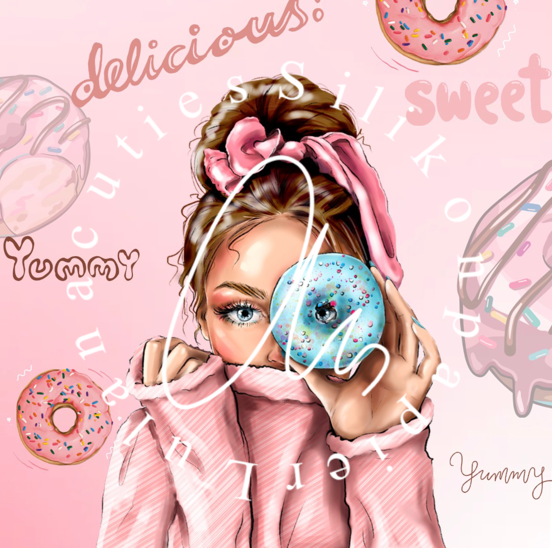Silikonpapier Donut