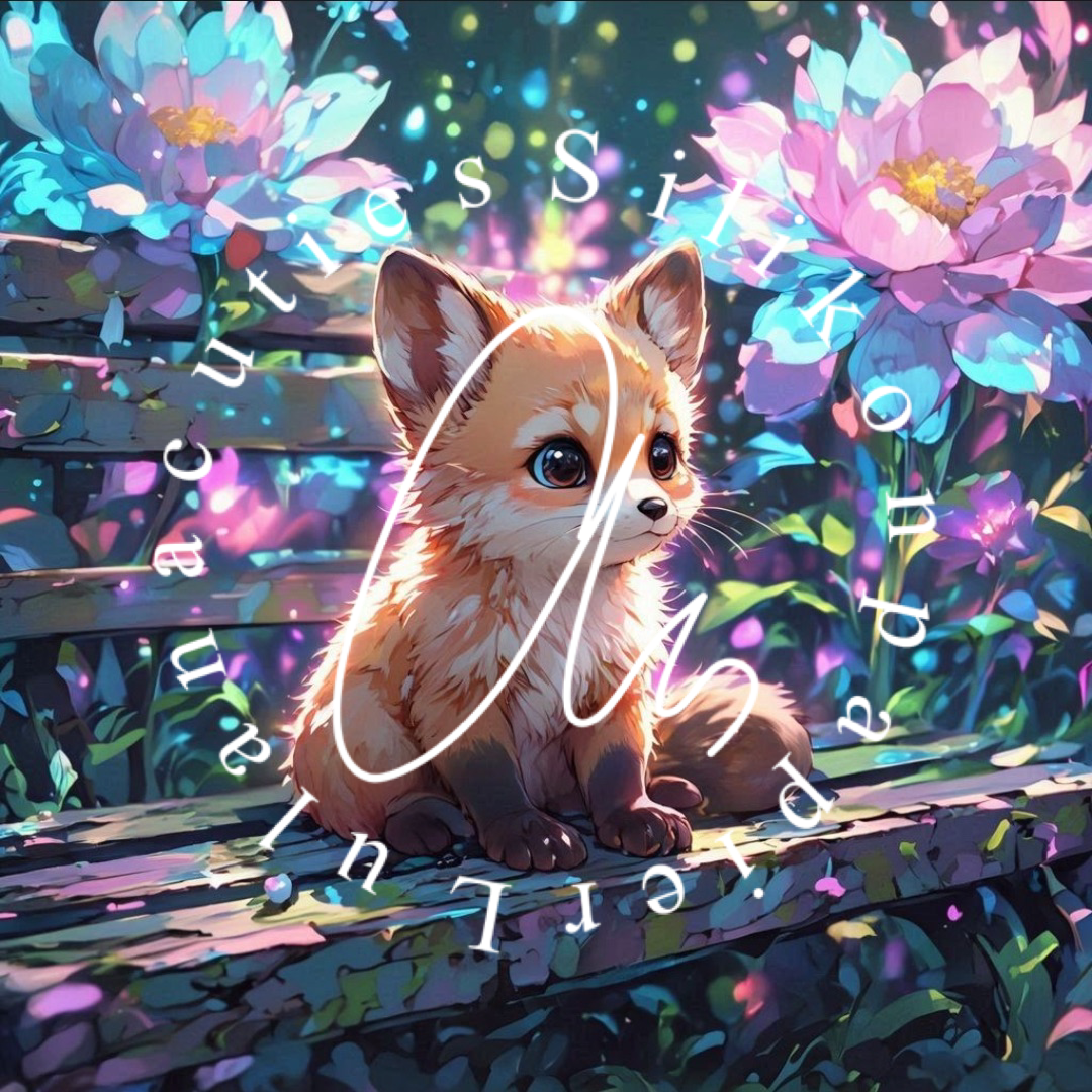 Silikonpapier Blütenfuchs By Tikidiamonds.ai