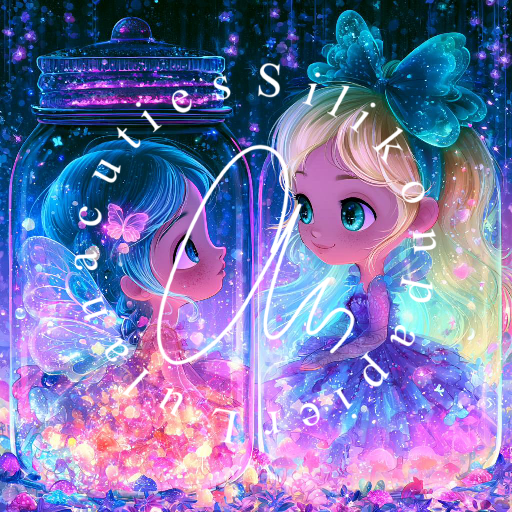 Silikonpapier Friends forever by Shiny_unicorn.ai