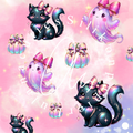 Silikonpapier Kitty Rainbow Ghost