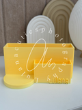 Silikonpapier Organizer gelb
