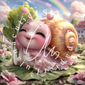 Silikonpapier Rainbow Snail by Lisa Morgan