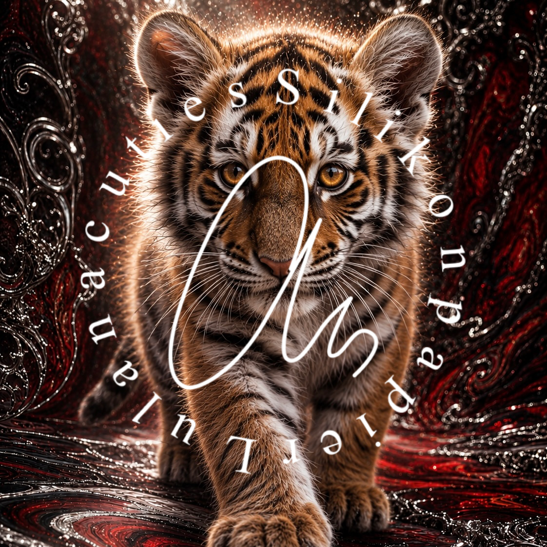 Silikonpapier Red Tiger By Tikidiamonds.ai