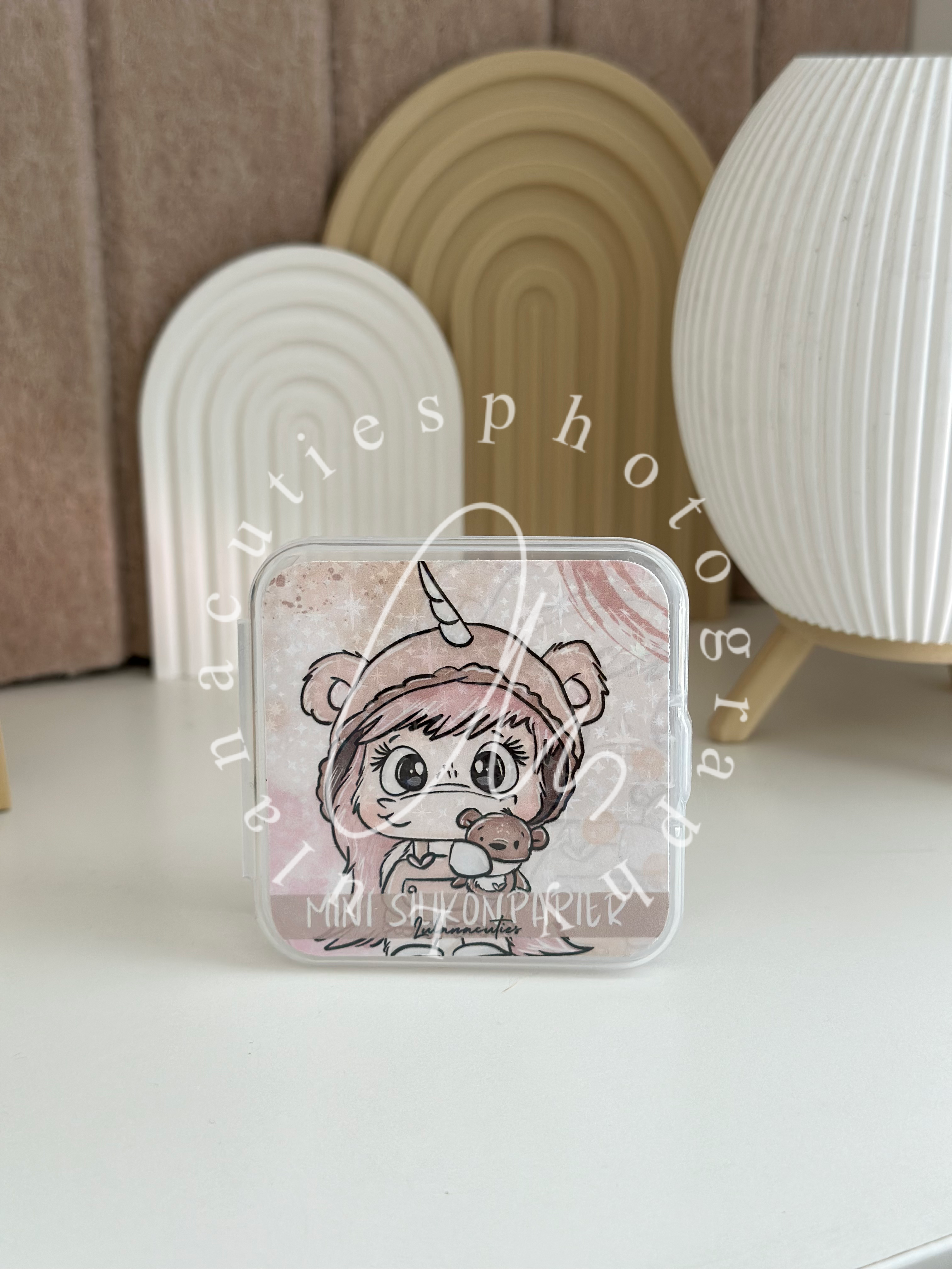 Mini Aufbewahrungsbox Lana Schnubbi Einhorn beige