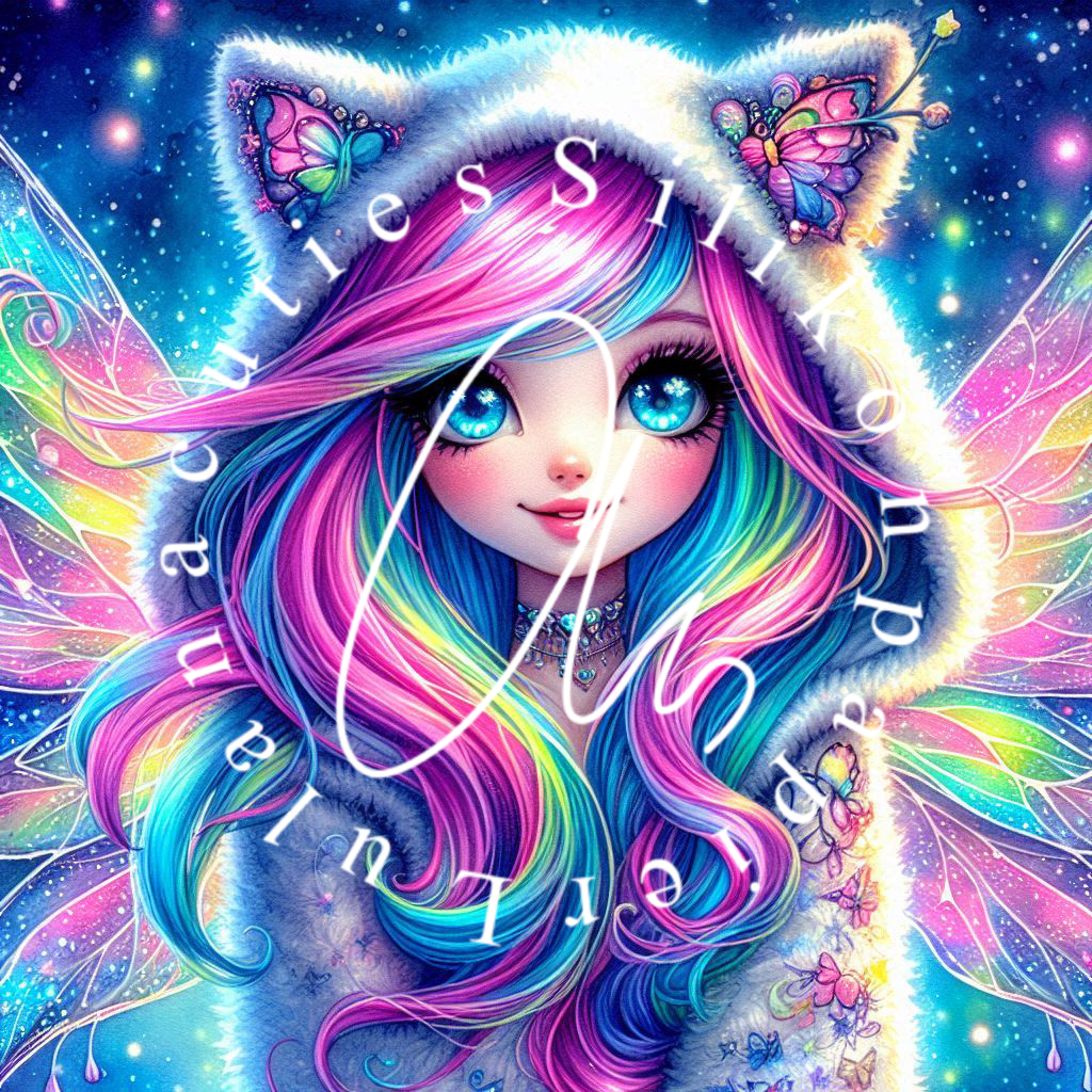 Silikonpapier Rainbow Night by Perlas_ai_world