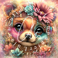 Silikonpapier Pfötchenblüte By Andy‘s_ai_art