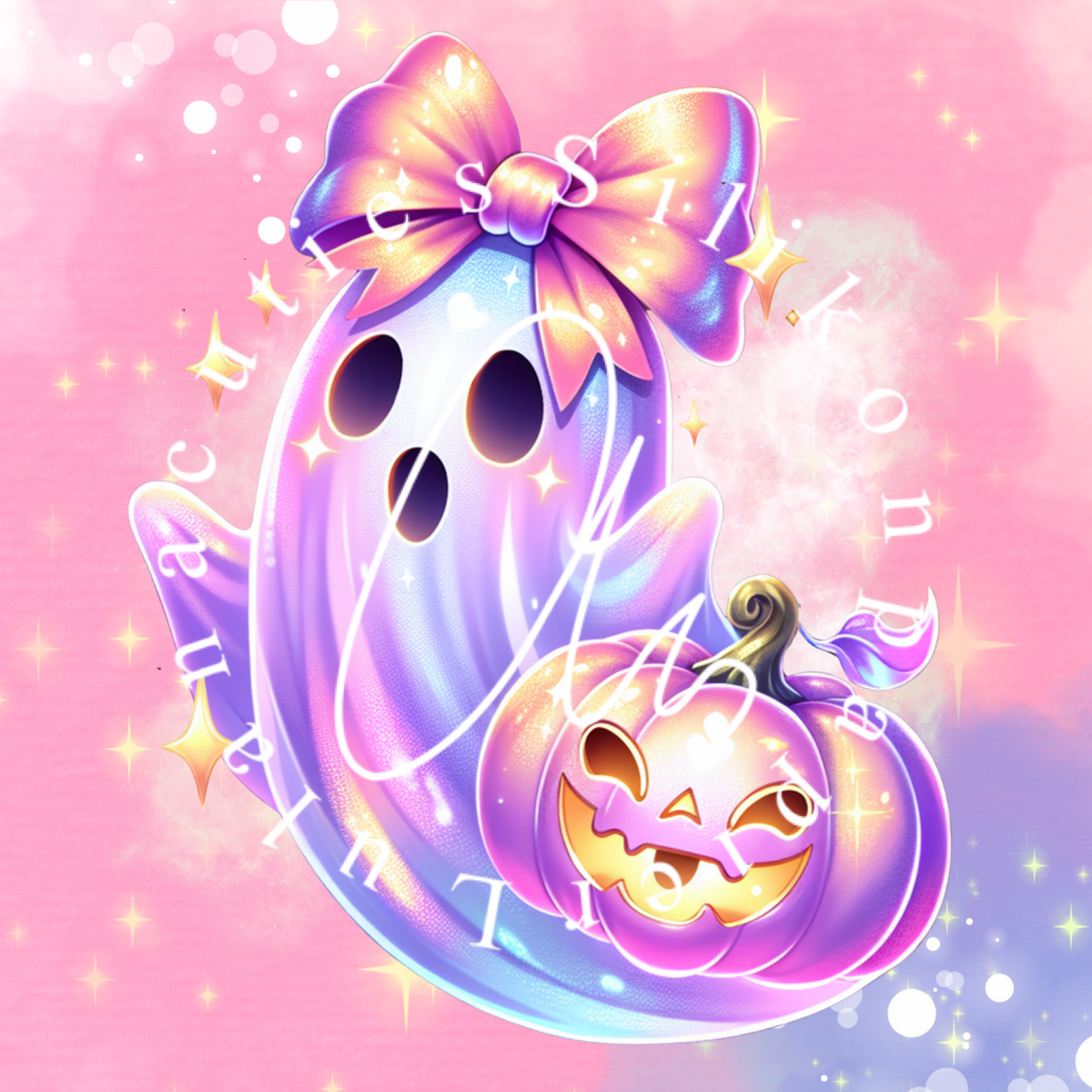 Silikonpapier Glitter Boo